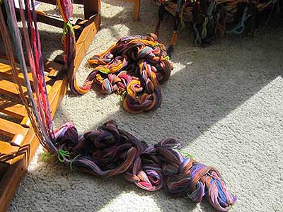 making a scarf