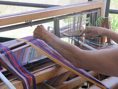 making a scarf